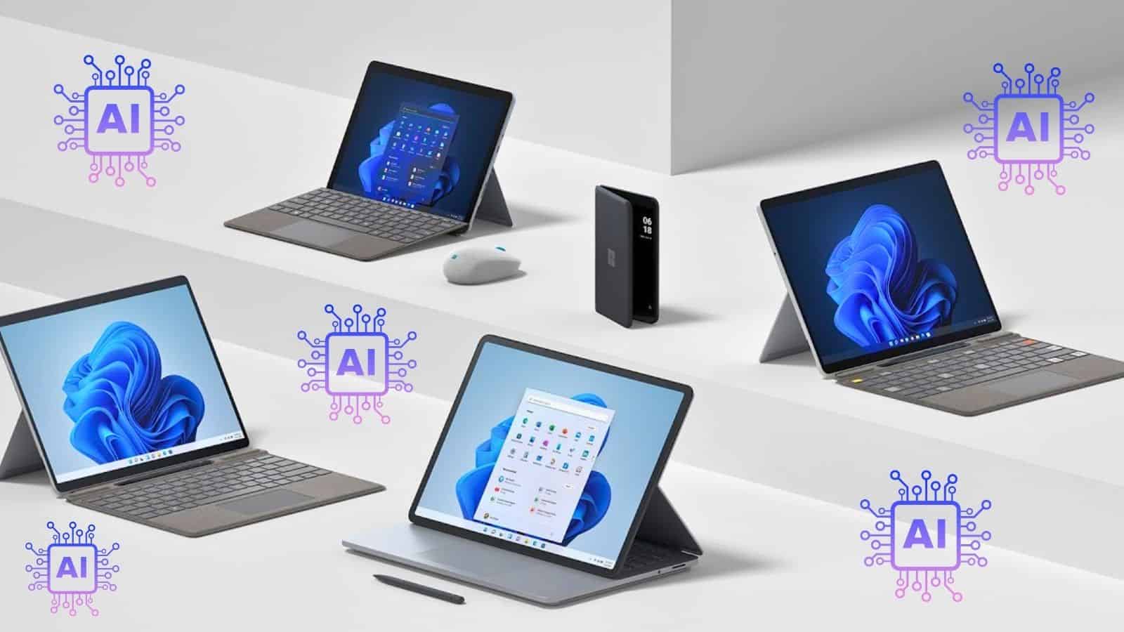 Microsoft e la progettazione dei dispositivi Surface: si punta sull'IA
