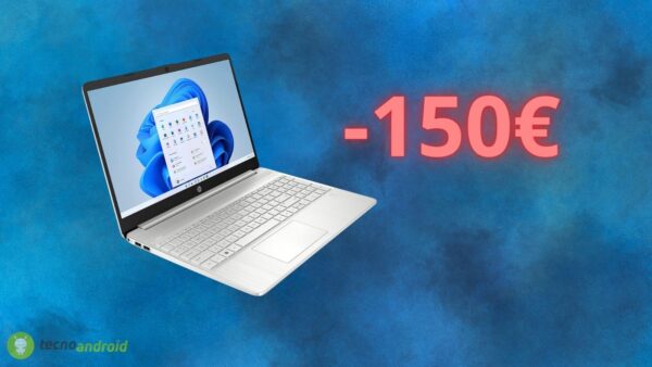 Portatile HP con sconto di 150 euro su Amazon: OFFERTA da non perdere