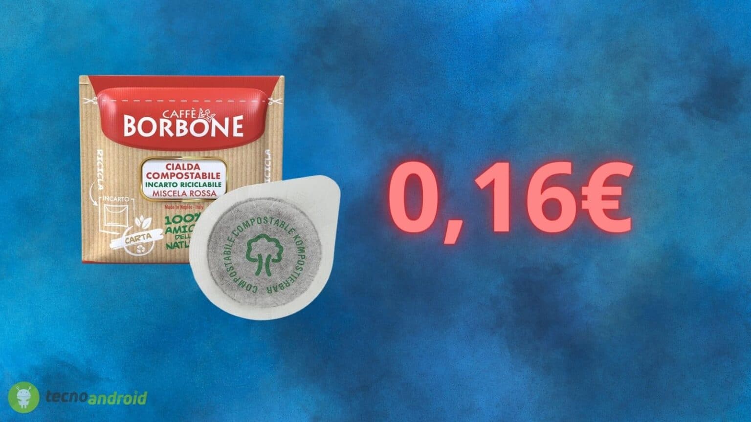 Cialde Caffè BORBONE quasi GRATIS su Amazon: costano solo 0,16 euro