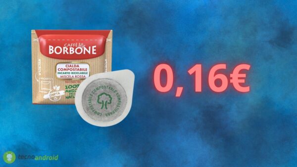 Cialde Caffè BORBONE quasi GRATIS su Amazon: costano solo 0,16 euro