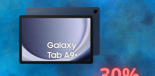 Samsung Galaxy Tab A9+: tablet ANDROID scontato del 30% su Amazon