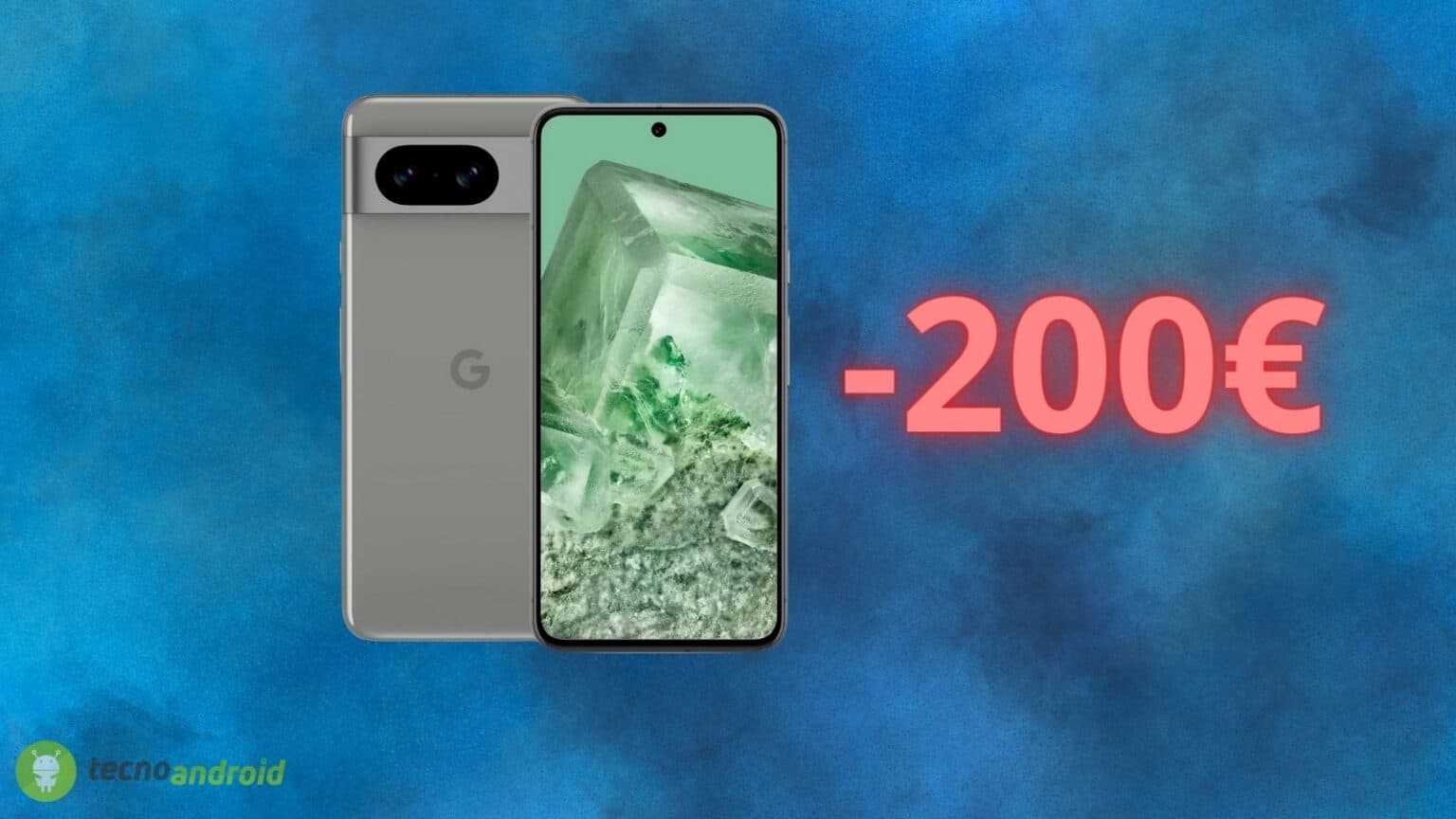 Google Pixel 8 in OFFERTA di 200 euro su Amazon: lo sconto è PAZZO