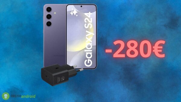 Samsung Galaxy S24: prezzo ASSURDO con l'offerta AMAZON da 280 euro