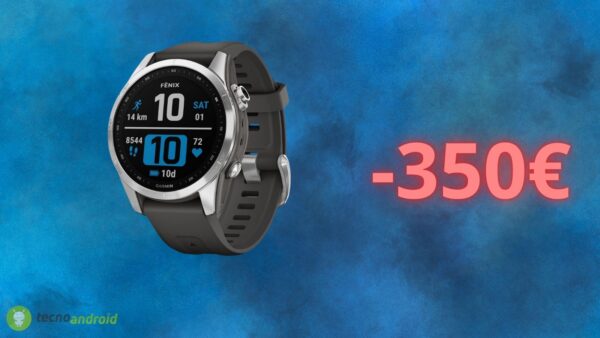 Garmin Fenix 7S: OFFERTA con 350 euro di SCONTO su Amazon