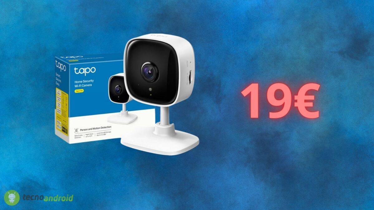 TP-Link Tapo: telecamera WiFi da interno a meno di 20 euro su AMAZON