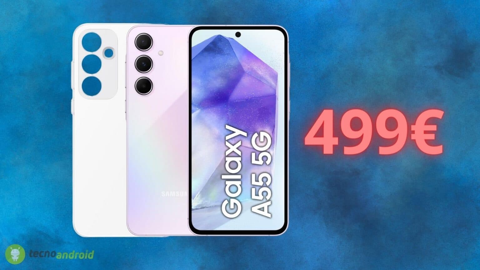 Samsung Galaxy A55: super SCONTO su AMAZON