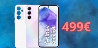 Samsung Galaxy A55: super SCONTO su AMAZON