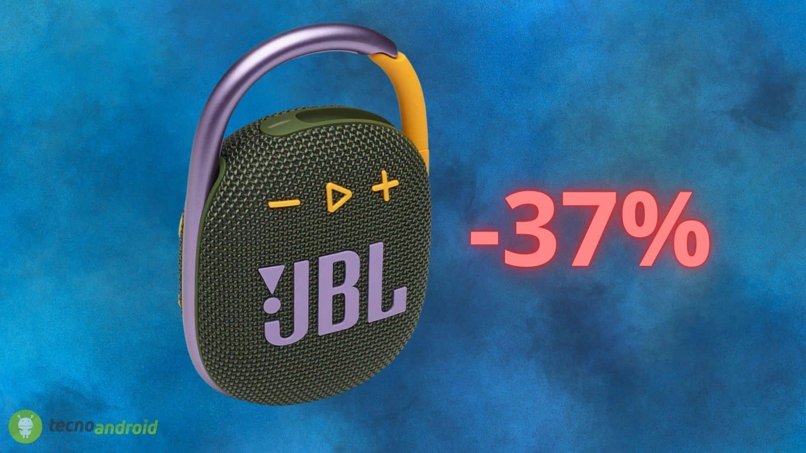 JBL Clip 4: altoparlante bluetooth portatile SCONTATO del 37% su AMAZON