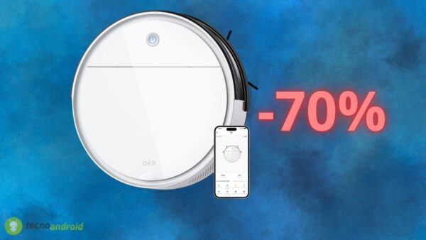 Robot aspirapolvere: DOPPIO SCONTO al 70% su Amazon