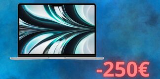 Apple MacBook Air: OFFERTA irrinunciabile AMAZON, sconto di 250 euro
