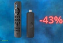 Amazon Fire TV Stick 4K: prezzo ASSURDO scontato del 43%