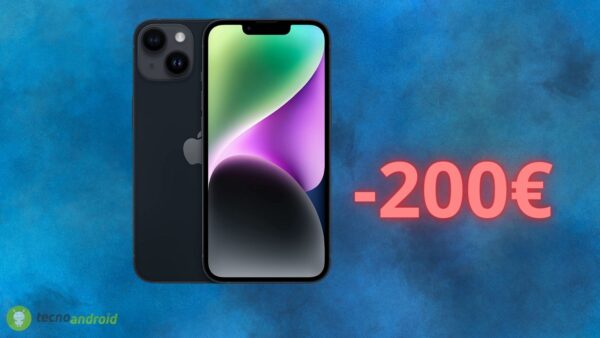 Apple iPhone 14 a PREZZO FOLLE su Amazon: costa quasi 200 euro in meno