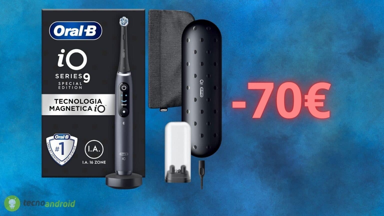 Spazzolino elettrico ORAL-B scontato di 70 euro su AMAZON: prezzo irresistibile