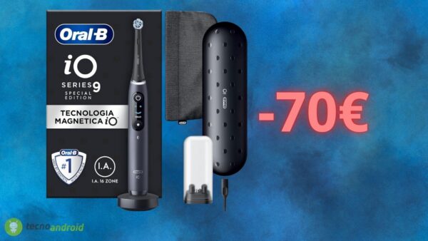 Spazzolino elettrico ORAL-B scontato di 70 euro su AMAZON: prezzo irresistibile