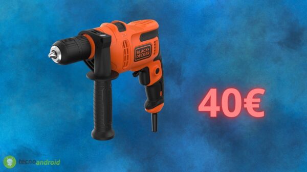Trapano BLACK+DECKER: sconto PAZZESCO attivo su Amazon