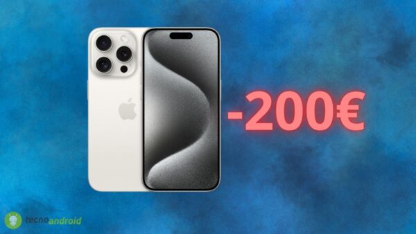 Apple iPhone 15 Pro quasi in REGALO: offerta di 200 euro su Amazon