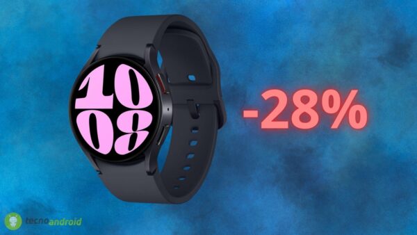 Samsung Galaxy Watch6 in OFFERTA FOLLE su Amazon: costa poco solo oggi