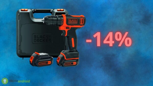 Trapano avvitatore in OFFERTA folle su Amazon: sconto su BLACK+DECKER