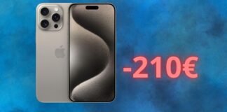 Apple iPhone 15 Pro Max: offerta shock da 210 euro su AMAZON
