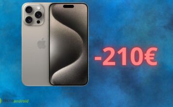 Apple iPhone 15 Pro Max: offerta shock da 210 euro su AMAZON