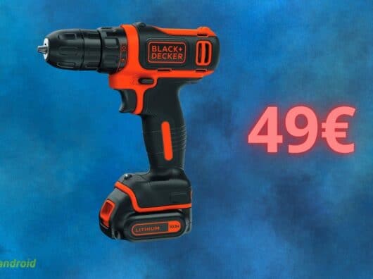 Trapano avvitatore BLACK+DECKER scontato su Amazon: perfetto per il FAI-DA-TE