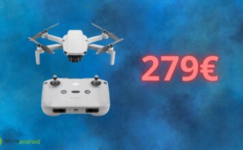 DJI Mini 2 SE: drone economico in OFFERTA FOLLE su Amazon