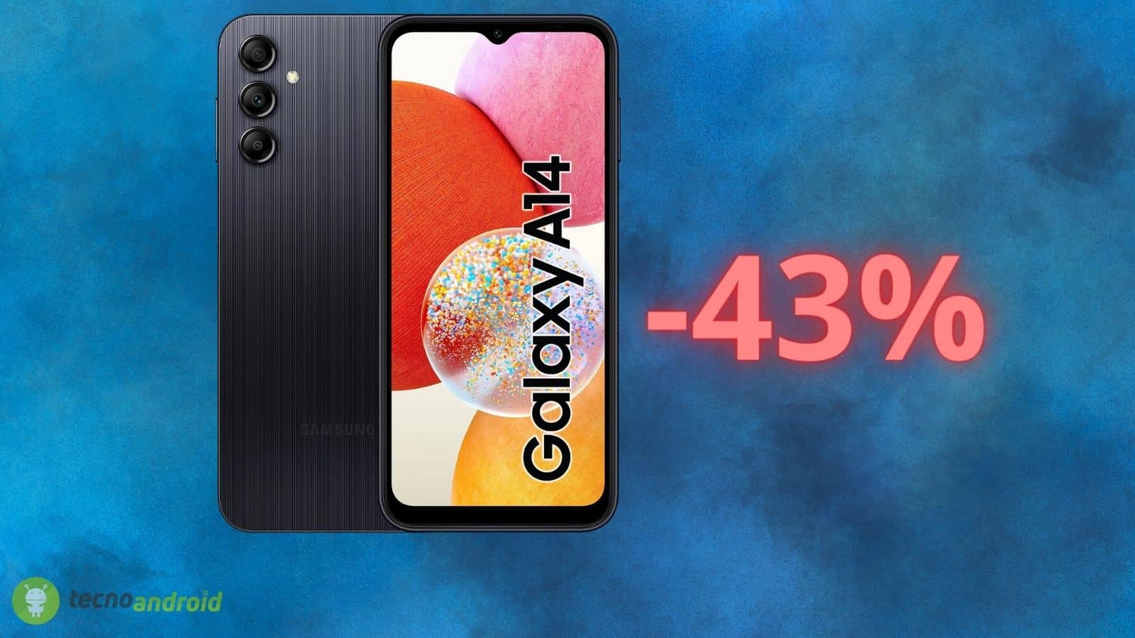 Samsung Galaxy A14 in offerta del 43% su Amazon: un'occasione INCREDIBILE