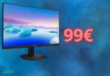Monitor Philips: su Amazon ERRORE DI PREZZO, in offerta a 99 euro