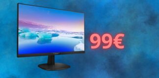 Monitor Philips: su Amazon ERRORE DI PREZZO, in offerta a 99 euro