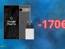 Google Pixel 7A: sconto MAGICO di oltre 100 euro su AMAZON