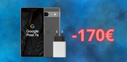Google Pixel 7A: sconto MAGICO di oltre 100 euro su AMAZON