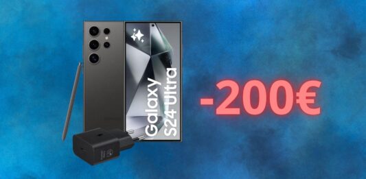 Samsung Galaxy S24 Ultra: AMAZON lo sconta di 200 euro con COUPON solo oggi