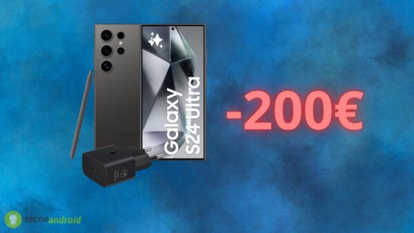 Samsung Galaxy S24 Ultra: AMAZON lo sconta di 200 euro con COUPON solo oggi