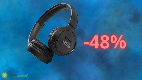 Cuffie JBL: sconto del 48% e prezzo quasi GRATIS su Amazon
