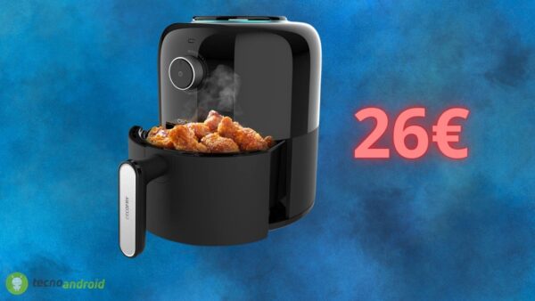 Friggitrice ad aria quasi GRATIS su Amazon: scontata a 26 euro