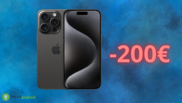 Apple iPhone 15 Pro: sconto FOLLE di quasi 200 euro su AMAZON