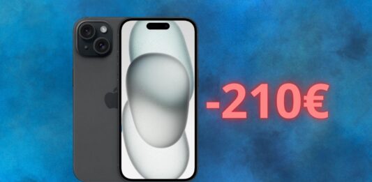 Apple IPHONE 15: nuovo RIBASSO su Amazon, ora in sconto di 210 euro