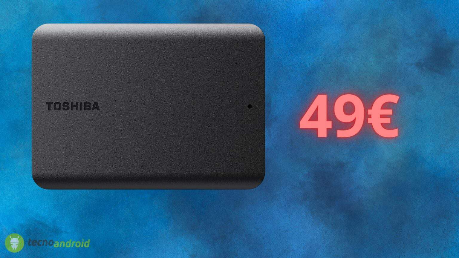 Hard disk esterno TOSHIBA a prezzo FOLLE su Amazon