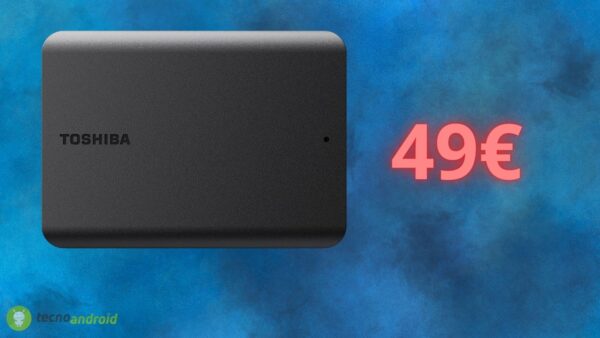 Hard disk esterno TOSHIBA a prezzo FOLLE su Amazon