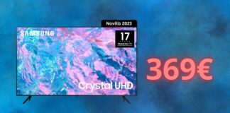 Samsung Smart TV: OFFERTA pazza a 369 euro su AMAZON