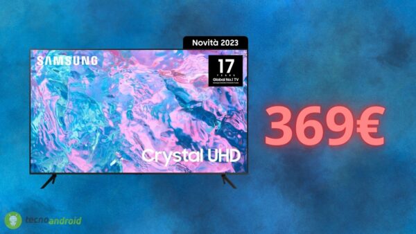 Samsung Smart TV: OFFERTA pazza a 369 euro su AMAZON
