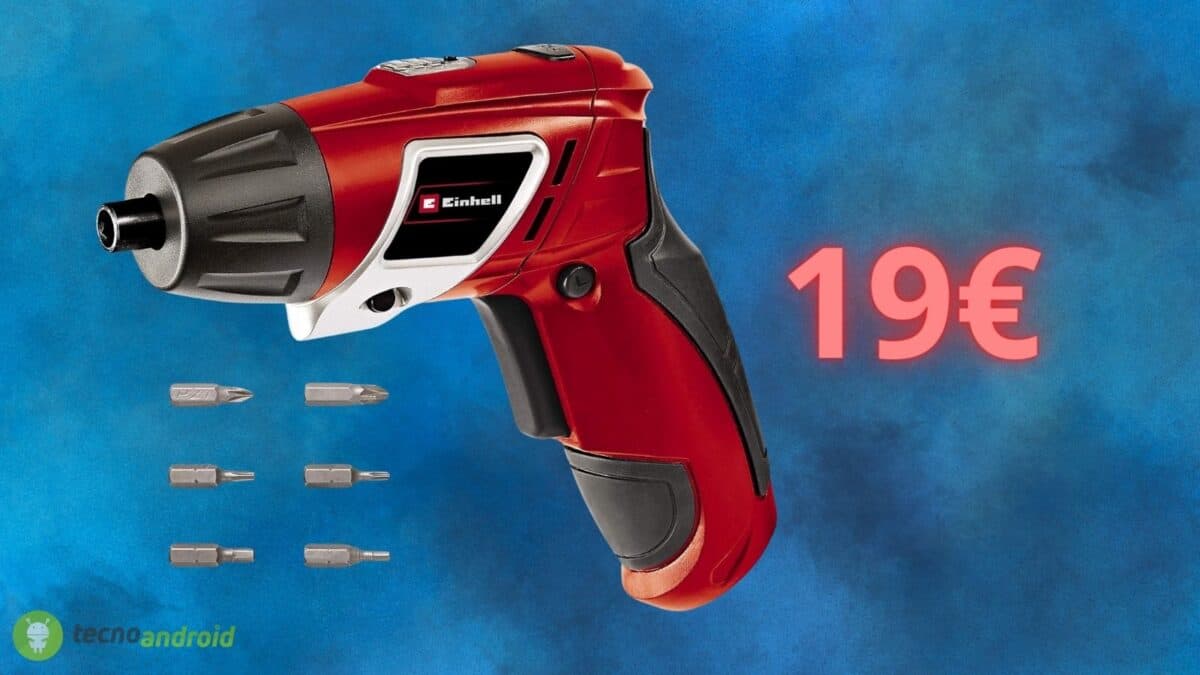 Avvitatore elettrico in OFFERTA FOLLE su Amazon: costa solo 19 euro