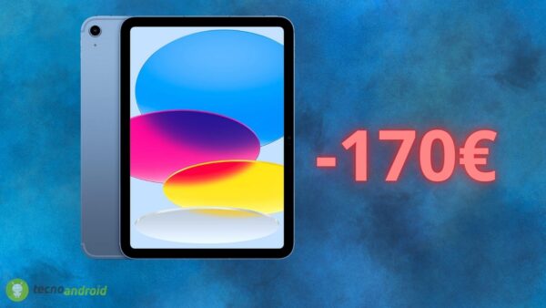 Apple iPad scontato di 170€ su AMAZON: offerta IMPERDIBILE