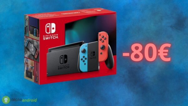 Nintendo Switch da PAZZI: in offerta AMAZON di quasi 80 euro