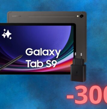 Samsung Galaxy Tab S9: coupon GRATIS di 300 euro attivo su Amazon