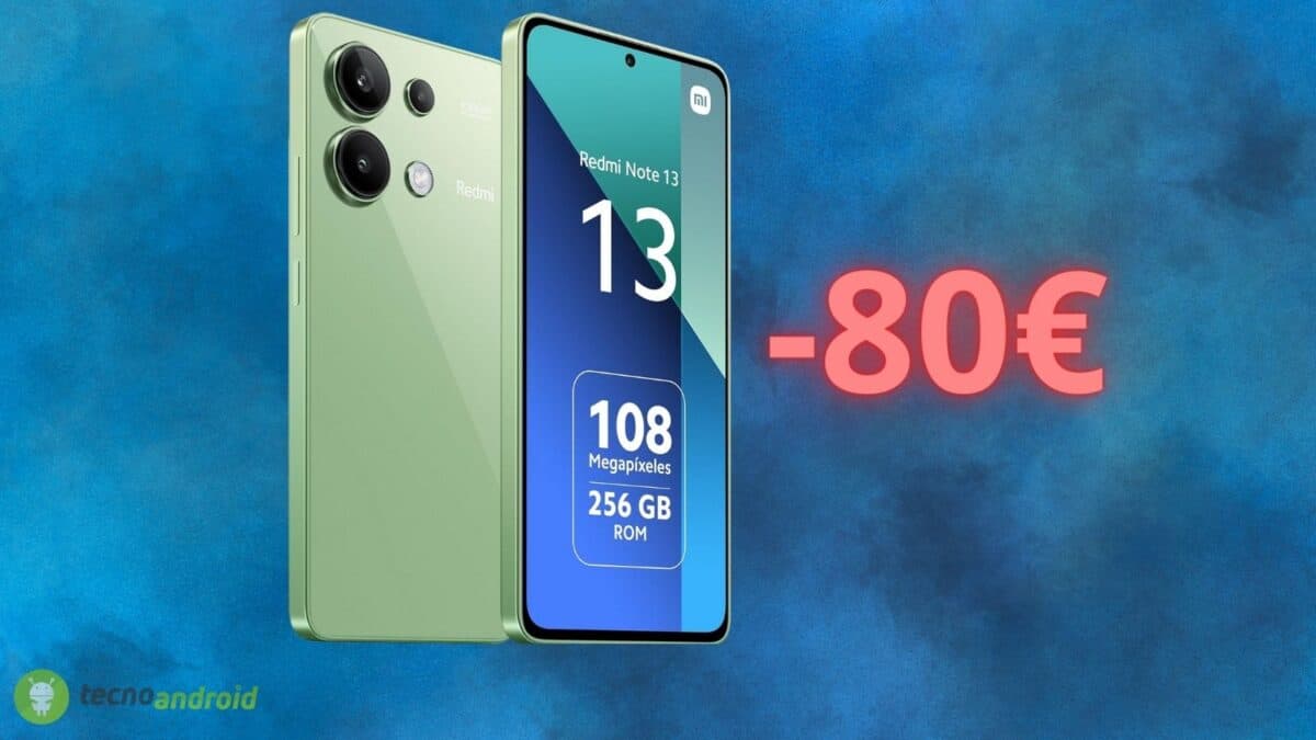 Xiaomi Redmi Note 13: lo sconto AMAZON di 80 euro è ASSURDO