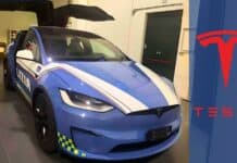 Tesla Model X: l'auto verrà utilizzata dalla Polizia Stradale italiana