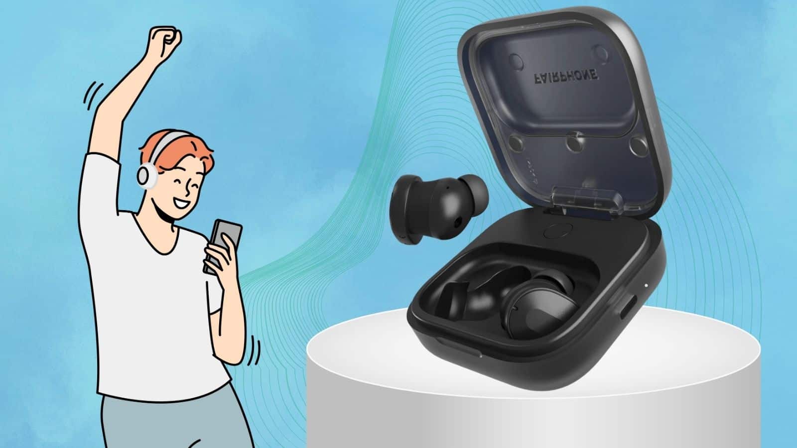 Fairbuds Fairphone: auricolari sostenibili per una super suono