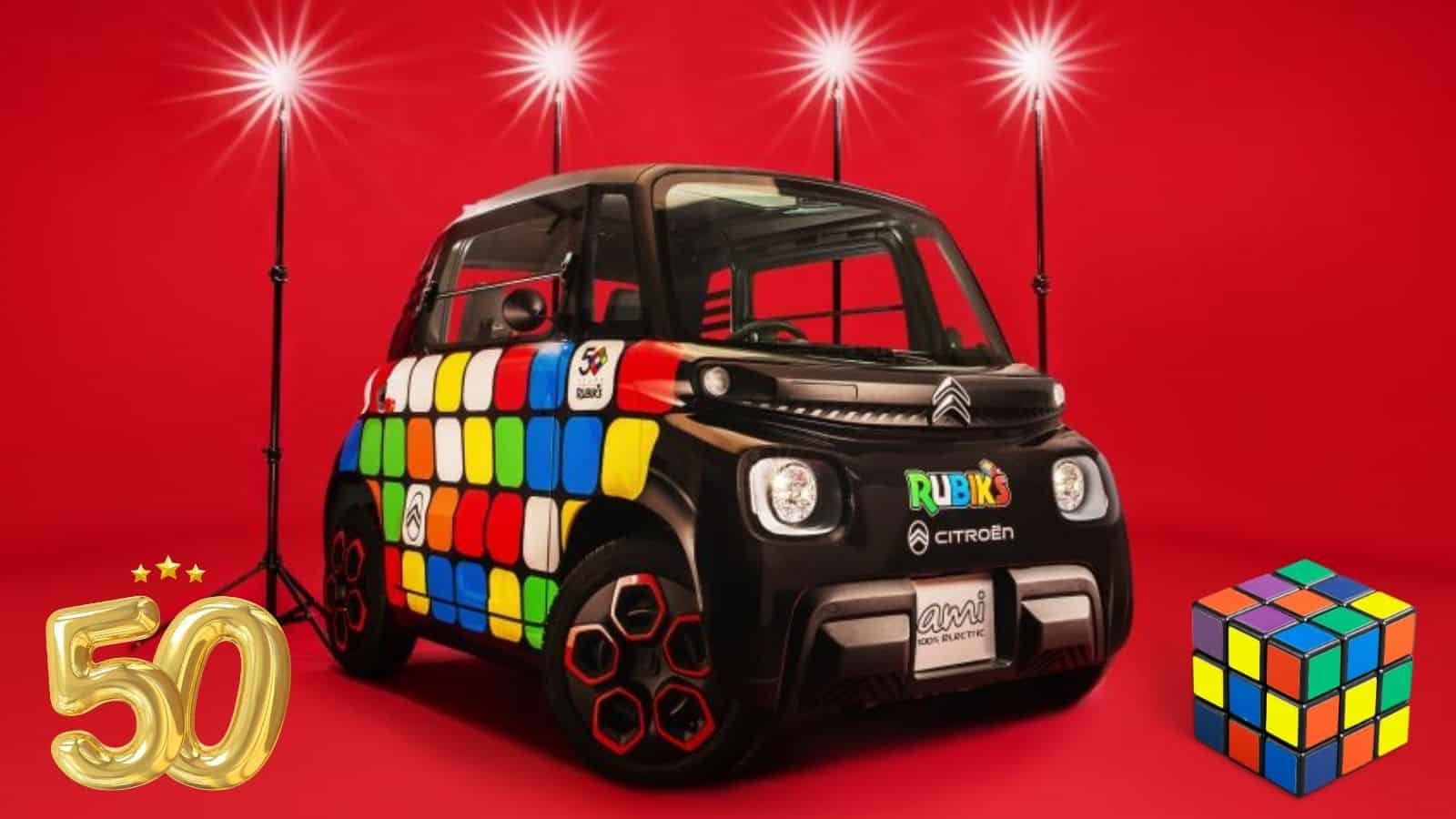 La Citroen celebra i 50 anni del cubo di Rubik con un esclusivo design
