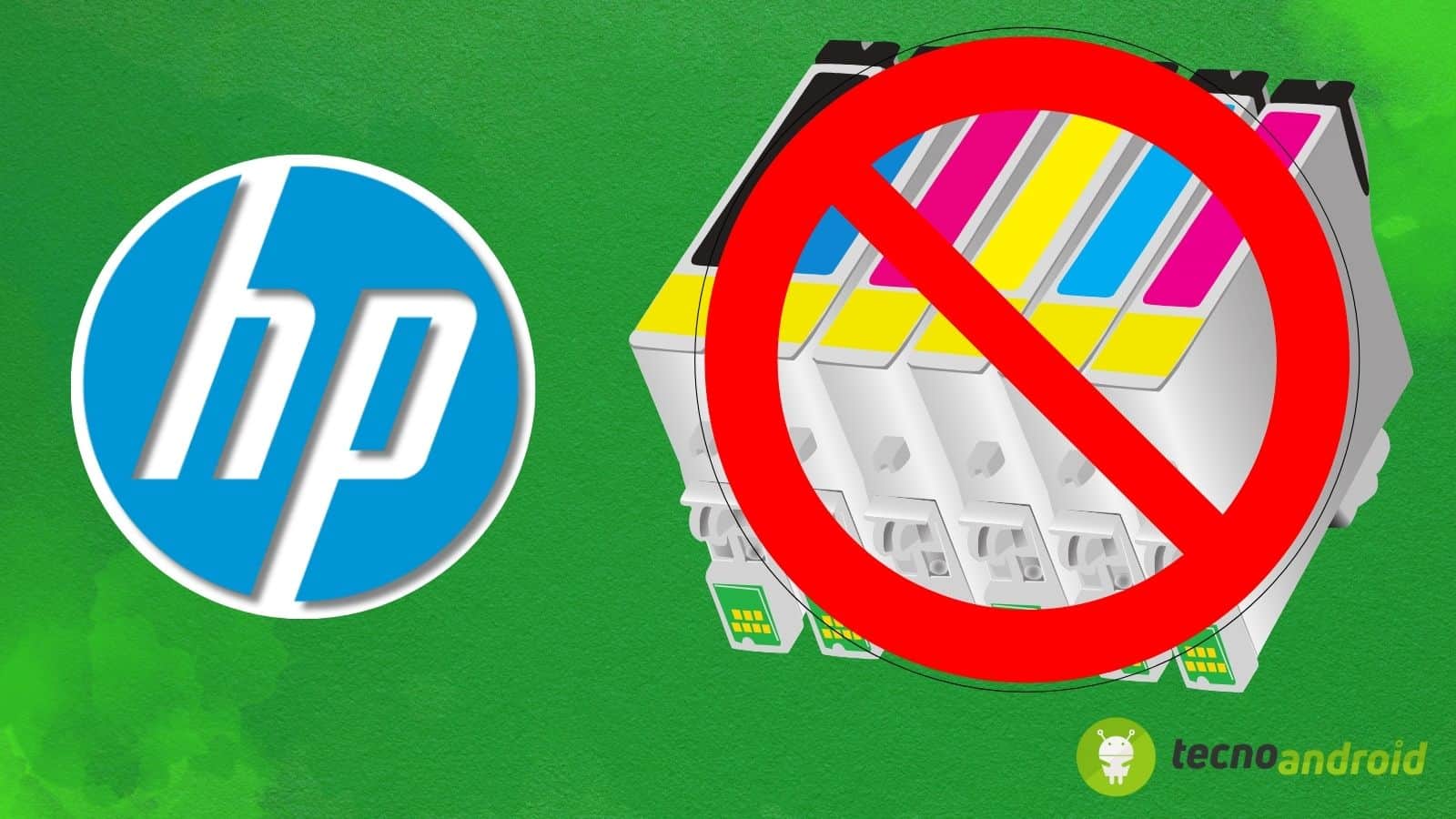 HP blocca l'uso delle cartucce non originali per le sue stampanti